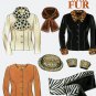New Look 6684 Fun with Fur Jacket, Hat and Scarf Sewing Pattern  6-16 UNCUT