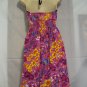 Halter Style Dress,Multi-colored, Elasticated Waist & Back fits Sizes-6,7,8 (S/M)
