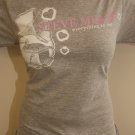 STEVE MEANS - Women's Grey American Apparel T-shirt