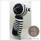 Handmade Sock Monkey Bear Stuffed Animals Doll