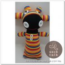 Handmade Sock Monkey Cow Cattle Stuffed Animals Doll