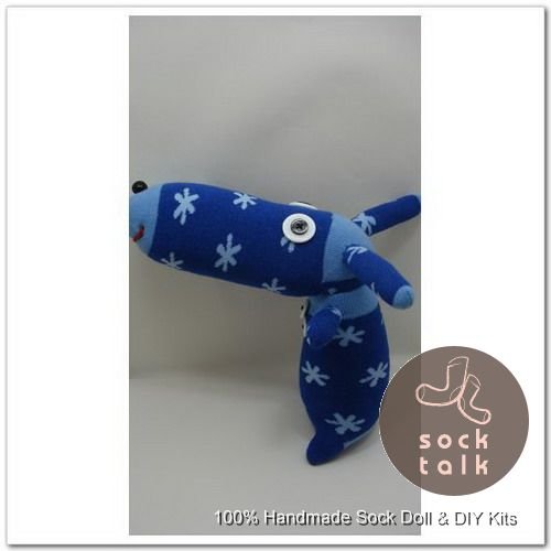 Handmade Sock Monkey Dog Stuffed Animals Doll