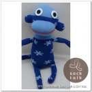 Handmade Sock Monkey Stuffed Animals Doll