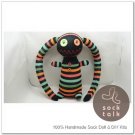 Handmade Sock Monkey Pirate Stuffed Animals Doll
