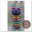 Handmade Sock Monkey Rabbit Bunny Stuffed Animals Doll