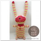 Handmade Sock Monkey Rabbit Bunny Stuffed Animals Doll