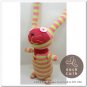 Handmade Sock Monkey Rabbit Bunny Stuffed Animals Doll
