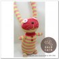 Handmade Sock Monkey Rabbit Bunny Stuffed Animals Doll