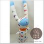 Handmade Sock Monkey Rabbit Bunny Stuffed Animals Doll