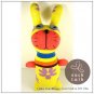 Handmade Sock Monkey Rabbit Bunny Stuffed Animals Doll