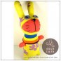 Handmade Sock Monkey Rabbit Bunny Stuffed Animals Doll