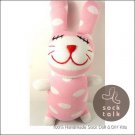 Handmade Sock Monkey Rabbit Bunny Stuffed Animals Doll