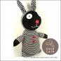 Handmade Sock Monkey Rabbit Bunny Stuffed Animals Doll