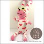 Handmade Sock Monkey Rabbit Bunny Stuffed Animals Doll
