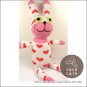 Handmade Sock Monkey Rabbit Bunny Stuffed Animals Doll