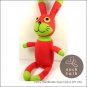 Handmade Sock Monkey Rabbit Bunny Stuffed Animals Doll