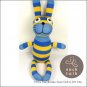 Handmade Sock Monkey Rabbit Bunny Stuffed Animals Doll