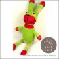 Handmade Sock Monkey Rabbit Bunny Stuffed Animals Doll