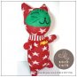 Handmade Sock Monkey Cat Kitty Stuffed Animals Doll