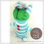 Handmade Sock Monkey Cat Kitty Stuffed Animals Doll