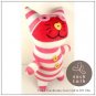 Handmade Sock Monkey Cat Kitty Stuffed Animals Doll