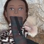 Plaid cotton Eye Mask - wide with larger nose opening
