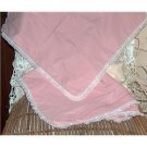 Pretty Pink Pillowcases for throw pillows - vintage handmade