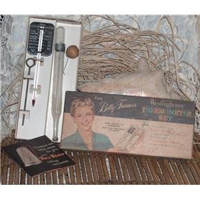 Betty Furness Westinghouse thermometer set - Vintage kitchen