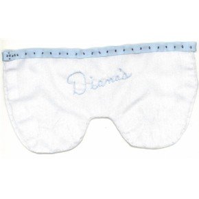 Hand-Sewn washable eye mask liner satin and dark stitches -larger size