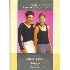 24 page booklet - 8 ladies fashion designs to crochet by Twilleys