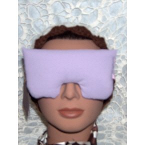 Lavender eye mask/pillow with pretty pink strap