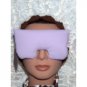 Lavender eye mask/pillow with pretty pink strap