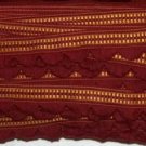 wine and gold 1 1/2 vintage drapery trim by the yard