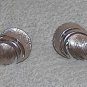 Trifari silvertone vintage clip earrings - wings