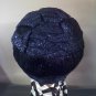 Vintage turban style straw and cello raffia hat made by F & M Millinery