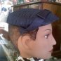 Navy blue vintage hat - topper type of the 1950's