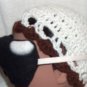 Real Lavender scented black and white eye pillow mask