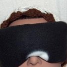 Real Lavender scent black and white eye pillow mask