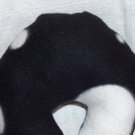 Black and white Neck pillow -small size -great for travel !