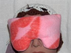 Sealed With A Kiss Real Roses Scented Pink Eye Pillow Mask