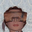 golf print and navy blue eye mask pillow with lavender inside