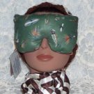 Peppermint and Lavender scented fishing lure print eye pillow mask - large size