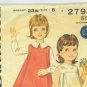 5 vintage Butterick sewing patterns from 1950's to 1970's