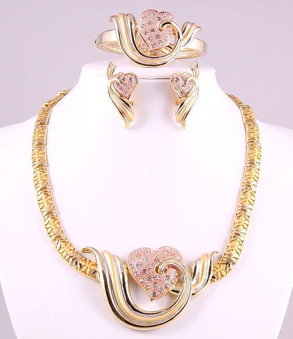 Necklace and Earrings and bracelet