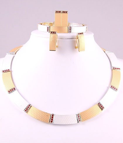 Necklace and Earrings and bracelet