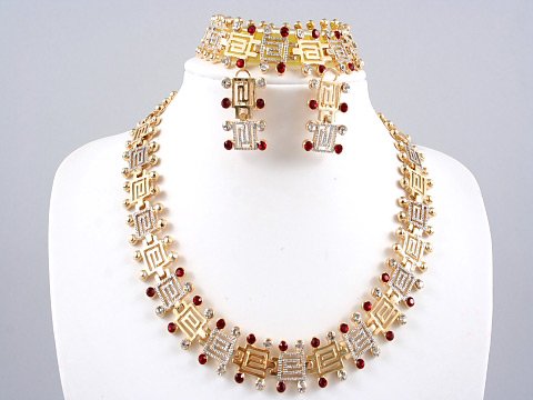 Necklace and Earrings