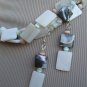 Mother of pearl necklace & earrings
