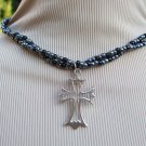 Goth Cross Choker