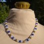 Moonstone, Blue & Gold Necklace