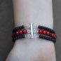 Red & Black Pearl Bracelet